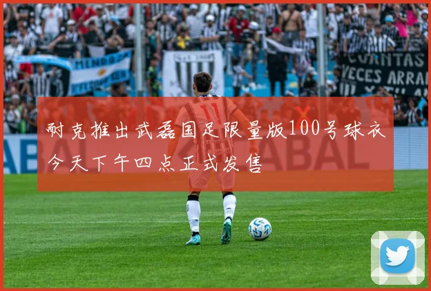 耐克推出武磊国足限量版100号球衣今天下午四点正式发售